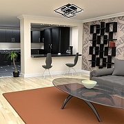 Люстра Escada Union 10229/4LED Black цвет плафона/подвески Белый, Черный, цвет арматуры Черный-5