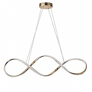 Подвесной светильник Escada Knot 10236/1LED Gold цвет плафона/подвески Белый, Золото, цвет арматуры Золото-1