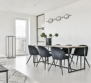 Подвесной светильник Escada 1ns1de 10250/3LED цвет плафона/подвески Белый, Хром, цвет арматуры Хром-3