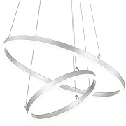 Подвесной светильник Escada Void 10254/2LED Silver APP цвет плафона/подвески Белый, Серебро, цвет арматуры Серебро-5