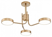 Люстра на штанге Escada Skylar 10258/3LED цвет плафона/подвески Белый, Бежевый, цвет арматуры Бежевый-1