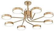 Люстра на штанге Escada Skylar 10258/8LED цвет плафона/подвески Белый, Бежевый, цвет арматуры Бежевый-1
