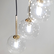 Подвесной светильник TK Lighting Aurora 10258 Aurora цвет плафона/подвески Прозрачный, цвет арматуры Золото, Черный-1