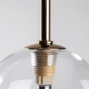 Подвесной светильник TK Lighting Aurora 10258 Aurora цвет плафона/подвески Прозрачный, цвет арматуры Золото, Черный-2