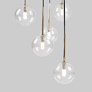 Подвесной светильник TK Lighting Aurora 10258 Aurora цвет плафона/подвески Прозрачный, цвет арматуры Золото, Черный-3