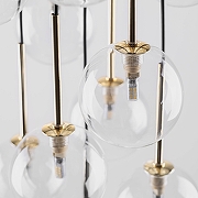 Подвесной светильник TK Lighting Aurora 10258 Aurora цвет плафона/подвески Прозрачный, цвет арматуры Золото, Черный-4