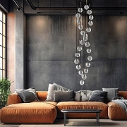 Подвесной светильник TK Lighting Aurora 10258 Aurora цвет плафона/подвески Прозрачный, цвет арматуры Золото, Черный-5