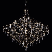 Люстра Loft it M1ra 10259/1000 Gold Asfour цвет плафона/подвески Прозрачный, цвет арматуры Золото