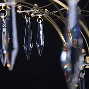 Люстра Loft it M1ra 10259/1000 Gold Asfour цвет плафона/подвески Прозрачный, цвет арматуры Золото-1