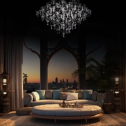 Люстра Loft it Mira 10259/1000 Silver Asfour цвет серебро-6