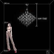 Люстра Loft it Mira 10259/1200 Silver Asfour цвет серебро-7