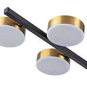 Люстра на штанге Escada Alcor 10266/6LED цвет плафона/подвески Белый, Бронза, цвет арматуры Черный-4