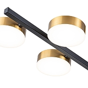 Люстра на штанге Escada Alcor 10266/6LED цвет плафона/подвески Белый, Бронза, цвет арматуры Черный-5