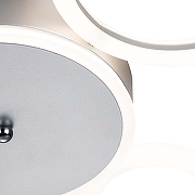 Люстра Escada Saturn 10268/4LED Silver цвет плафона/подвески Белый, цвет арматуры Серебро-4