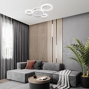 Люстра Escada Saturn 10268/4LED White цвет плафона/подвески Белый, цвет арматуры Белый-4