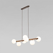 Подвесной светильник TK Lighting Estera Wood 10272 Estera Wood цвет плафона/подвески Белый, цвет арматуры Коричневый-1