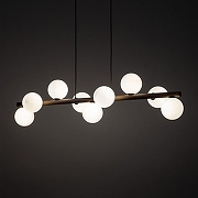 Подвесной светильник TK Lighting Estera Wood 10273 Estera Wood цвет плафона/подвески Белый, цвет арматуры Коричневый-2