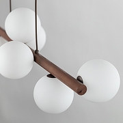 Подвесной светильник TK Lighting Estera Wood 10273 Estera Wood цвет плафона/подвески Белый, цвет арматуры Коричневый-3