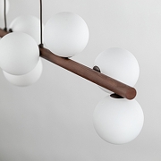 Подвесной светильник TK Lighting Estera Wood 10273 Estera Wood цвет плафона/подвески Белый, цвет арматуры Коричневый-4