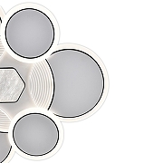 Люстра Escada Dune 10277/6LED цвет плафона/подвески Белый, Черный, цвет арматуры Белый-4