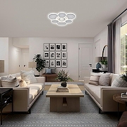 Люстра Escada Dune 10277/6LED цвет плафона/подвески Белый, Черный, цвет арматуры Белый-5