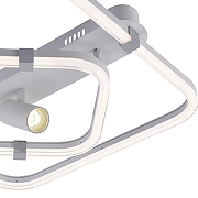 Накладной светильник Escada Factor 10280/2LED цвет плафона/подвески Белый, цвет арматуры Хром-3