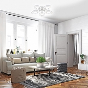 Люстра Escada Aquarius 10289/5LED цвет плафона/подвески Белый, Прозрачный, цвет арматуры Белый-5
