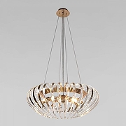 Люстра Loft it Dakota 10300/600 French gold цвет плафона/подвески Прозрачный, цвет арматуры Золото-1