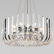 Люстра Loft it Dakota 10300/600 Nickel цвет плафона/подвески Прозрачный, цвет арматуры Никель