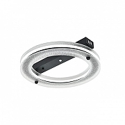 Накладной светильник Escada Amb1ence 10302/1LED цвет плафона/подвески Прозрачный, цвет арматуры Черный-2