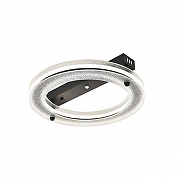 Накладной светильник Escada Amb1ence 10302/1LED цвет плафона/подвески Прозрачный, цвет арматуры Черный-3
