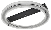 Накладной светильник Escada Amb1ence 10303/1LED цвет плафона/подвески Прозрачный, цвет арматуры Черный