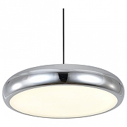 Подвесной светильник Escada 1r1s 10304/1LED Black/Chrome цвет плафона/подвески Хром, цвет арматуры Хром