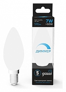 Светодиодная лампа Gauss Свеча 103101307-D IP 20-1