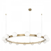 Люстра Loft it Hoop 10311/11 цвет плафона/подвески Белый, цвет арматуры Латунь-1