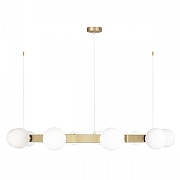 Люстра Loft it Hoop 10311/14 цвет плафона/подвески Белый, цвет арматуры Латунь-2