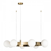 Люстра Loft it Hoop 10311/8 цвет плафона/подвески Белый, цвет арматуры Латунь-2