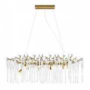 Люстра Loft it Waterfall 10350/1000L AB цвет плафона/подвески Прозрачный, цвет арматуры Бронза-1