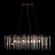 Люстра Loft it Waterfall 10350/1000L AB цвет плафона/подвески Прозрачный, цвет арматуры Бронза-3