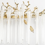 Люстра Loft it Waterfall 10350/1200L AB цвет плафона/подвески Прозрачный, цвет арматуры Бронза-5