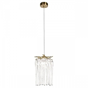 Подвесной светильник Loft it Waterfall 10350/206 AB цвет плафона/подвески Прозрачный, цвет арматуры Бронза-1