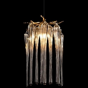 Подвесной светильник Loft it Waterfall 10350/206 AB цвет плафона/подвески Прозрачный, цвет арматуры Бронза-2