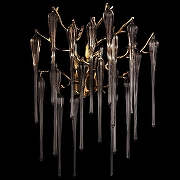 Бра Loft it Waterfall 10350/3W AB цвет плафона/подвески Прозрачный, цвет арматуры Бронза-2