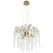 Люстра Loft it Waterfall 10350/460 AB цвет плафона/подвески Прозрачный, цвет арматуры Бронза-2