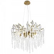 Люстра Loft it Waterfall 10350/600 AB цвет плафона/подвески Прозрачный, цвет арматуры Бронза-2