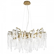 Люстра Loft it Waterfall 10350/760 AB цвет плафона/подвески Прозрачный, цвет арматуры Бронза-1