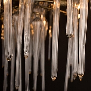 Люстра Loft it Waterfall 10350/760 AB цвет плафона/подвески Прозрачный, цвет арматуры Бронза-5