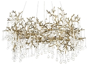 Люстра Loft it Coral 10351/1000 AB цвет плафона/подвески Прозрачный, цвет арматуры Бронза