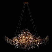 Люстра Loft it Coral 10351/1200L AB цвет плафона/подвески Прозрачный, цвет арматуры Бронза-3