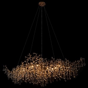 Люстра Loft it Coral 10351/1500L AB цвет плафона/подвески Прозрачный, цвет арматуры Бронза-4